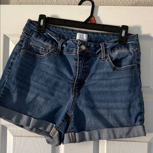 Time and Tru Dark Blue Jean Shorts